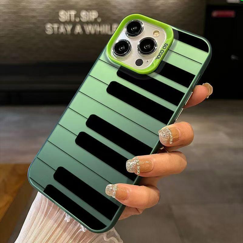 Creative piano-style new phone case for Apple iPhone 17 Pro Max and iPhone 16, premium feel, drop-proof, hard case.