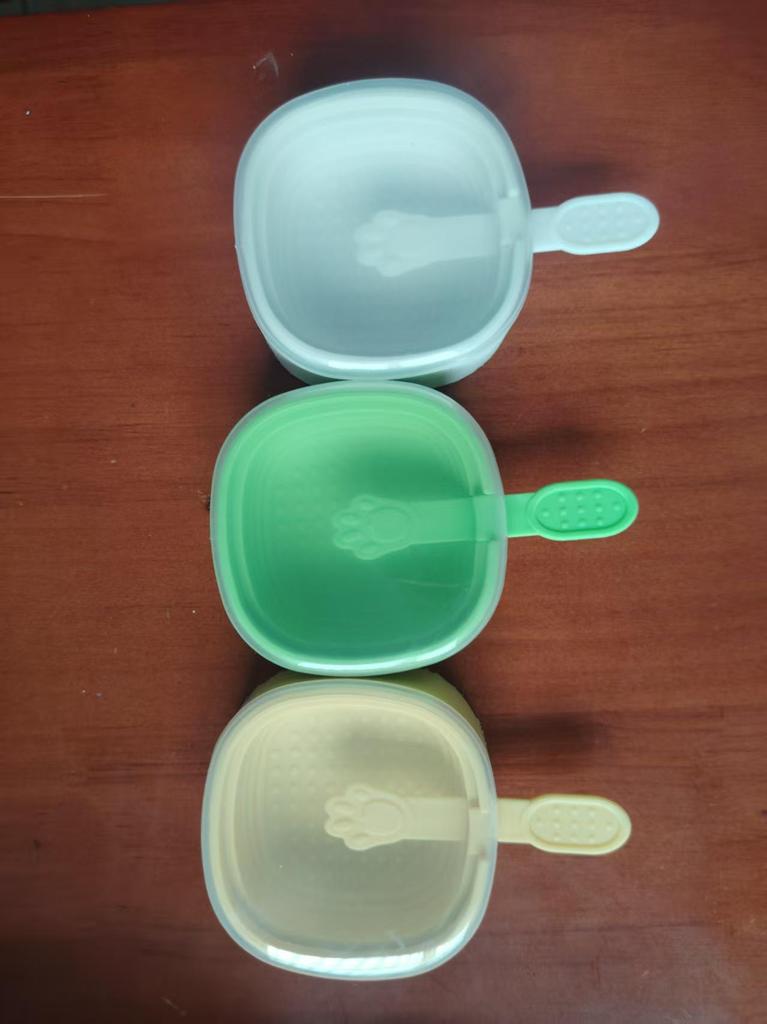 Cute Cheese Silicone Ice Cream & Popsicle Molds for Kids - Household Ice Tray and Ice Cube Box
