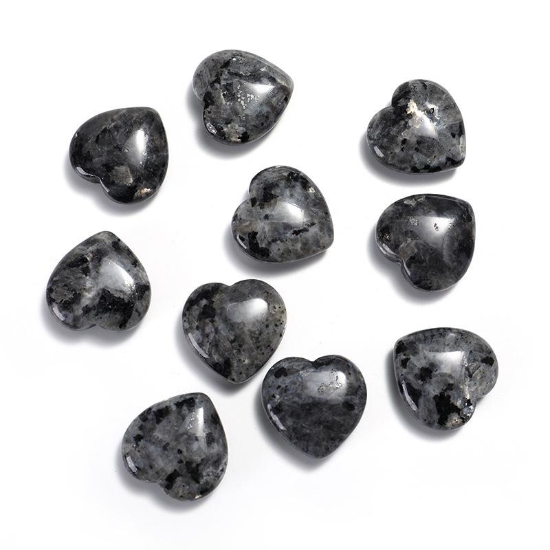 Natural Rose Quartz Heart-Shaped Crystal Gemstone - 2cm Polished Palm Stone