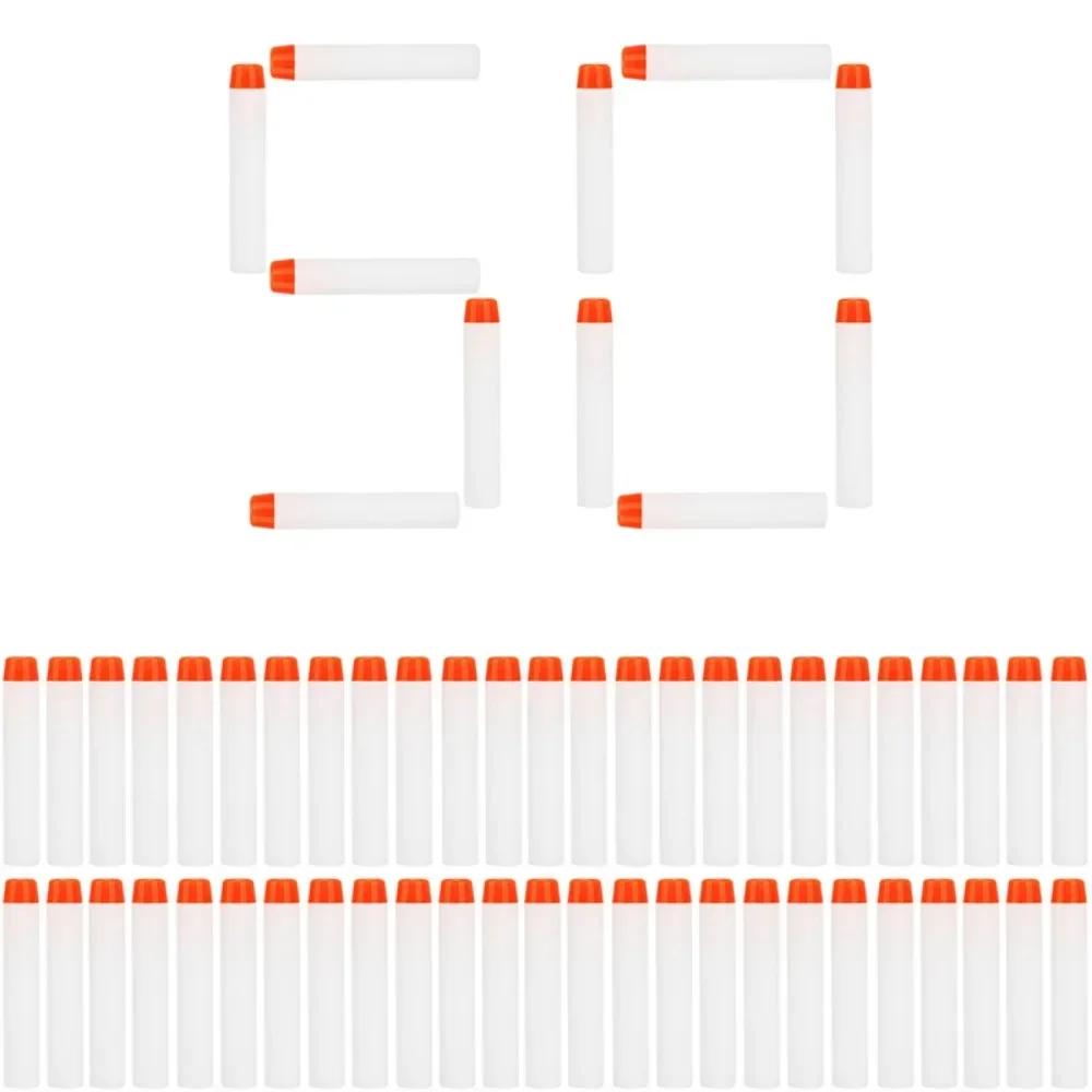 100500 шт. для Nerf Пули EVA 7,2 см Белые Светящиеся Мягкие Пули Полый Отверстие Головка для Nerf Игрушечного Пистолета Аксессуары для Nerf Бластеров