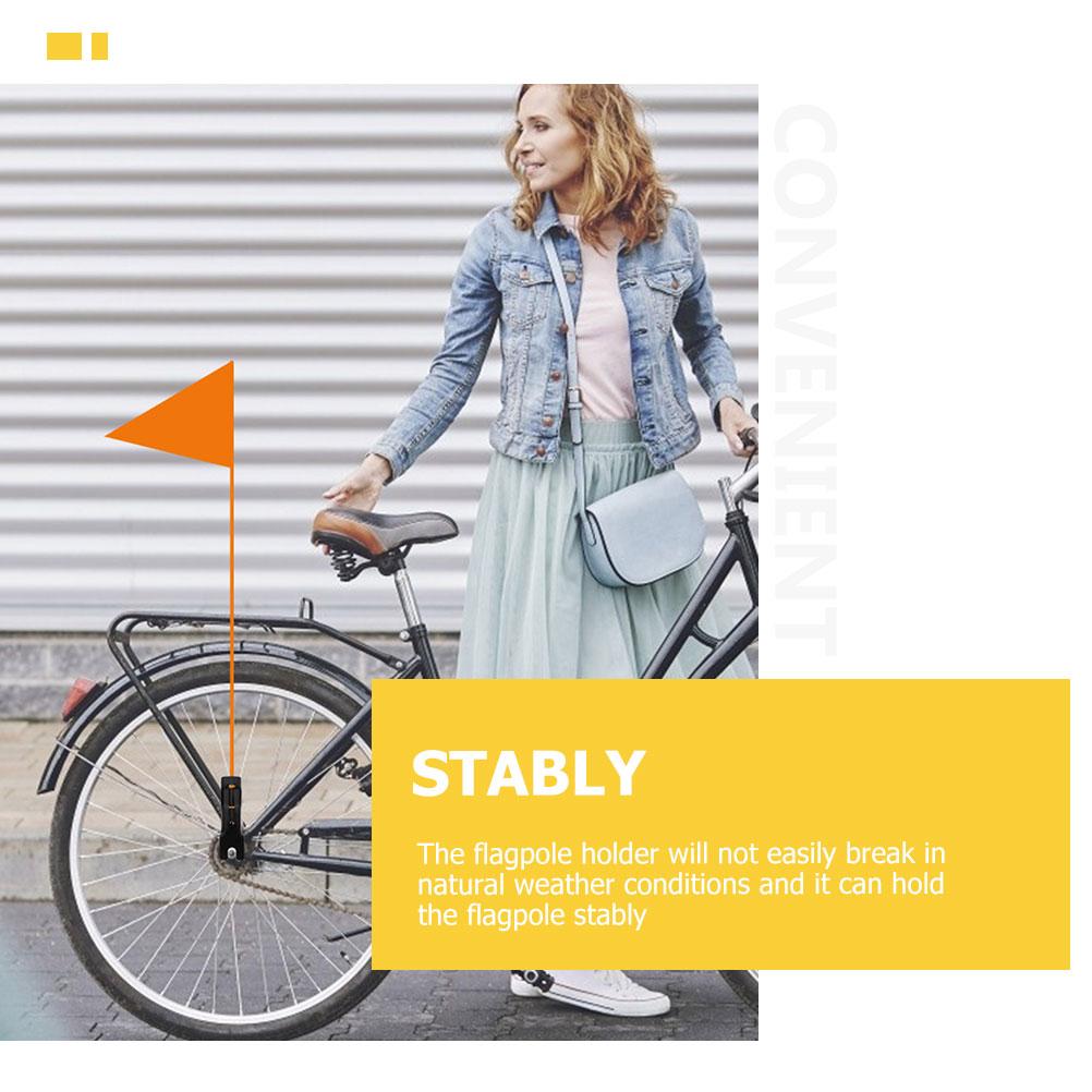 5 Stück Fahnenmast Halterung Auto Halterung Fahrhalterungen Bannerbefestigung Geformte Gestelle Fahrradzubehör Hardware Kind