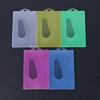 Transparent Plastic Card ID Badge Holder Case