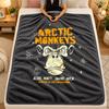 Flannel BlanketArctic Monkeys Warm Soft Throw Blanket for Indoor Sofa Bed Living Room Use
