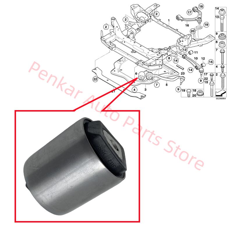Front Control Arm Bushings 31106778015 For BMW X5 E71 X6 E71 E72