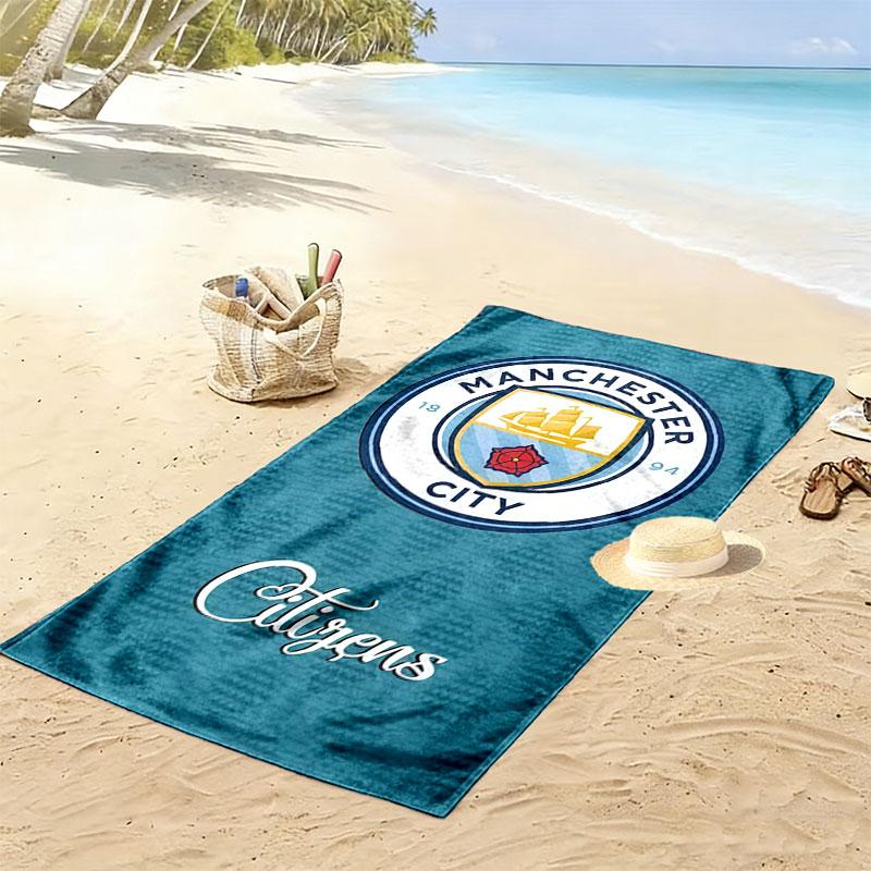 The Blues Poster Print Beach Towel, Large Soft Quick Dry Towel for Beach Camping Swimming