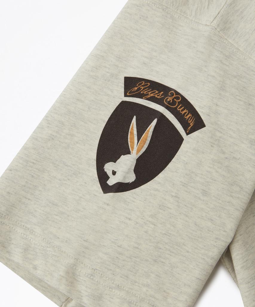 OUTSTANDING [Looney Tunes] Half Sleeve Tee(Bugs Bunny)_1%Oatmeal