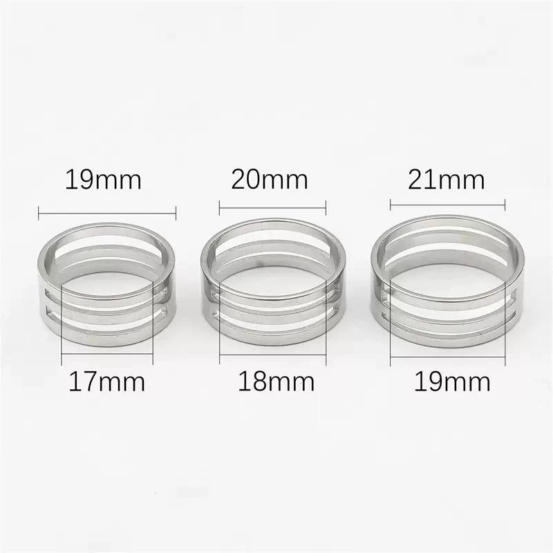 Open Ring Stainless Steel Blank Ring Adjustable Craft Ring