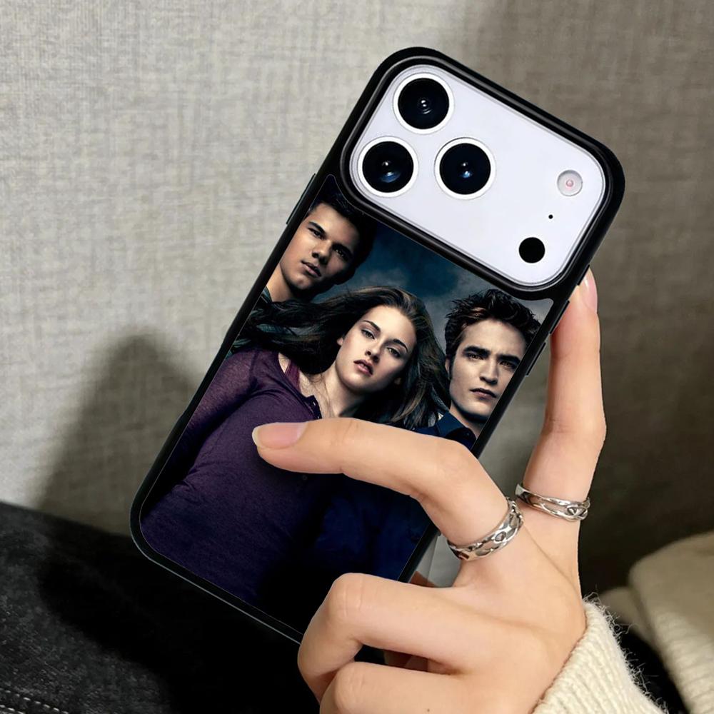 Capa Hülle für iPhone 17 Air 16 Pro Max 15 Plus 11 13 Mini 14 12 Rückseite Handyhülle Die Twilight Saga Biss weich