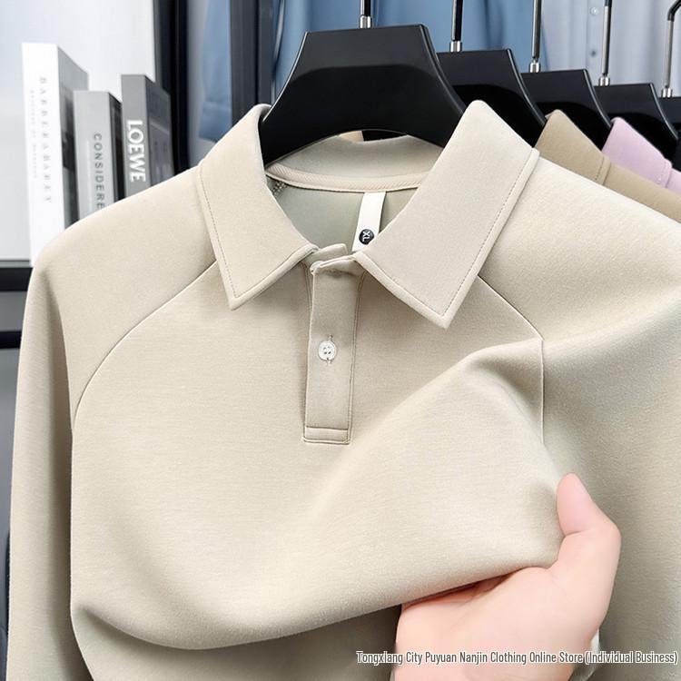 Autumn/Winter High-Quality 320g Long Sleeve Polo: Fashionable, Warm, Soft & Skin-Friendly Hoodie