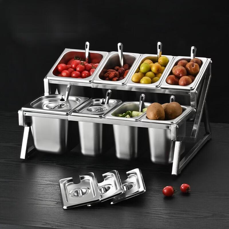 Commercial Stainless Steel Condiment Rack