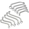 1/5Pcs S Type Double Ended Allen Wrench Combination Ring Spanner Plum Plate Curved Machine Fastener Repair Tools