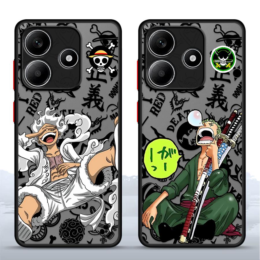 Funda Back Phone Cover Case for Xiaomi Redmi Note 14 14C A4 13 Pro Plus 9S 13C 10 11 12 One Pieces Anime