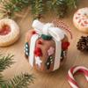 Wool-Felt Gift Box Ornament Festive Felt Gift-Box Christmas Cute