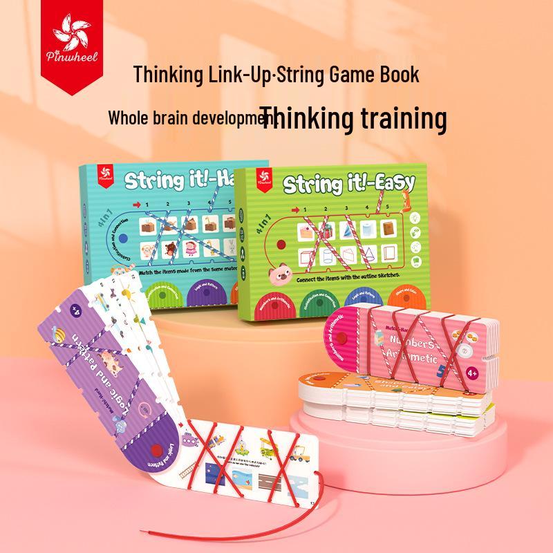

Pinwheel Beman Logic Link-Up Brain Development Rope Game for Kids