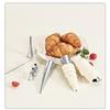 Stainless Steel Conical Danish Tube Mold, DIY Baking Croissant Mold, Ice Cream Cone-shaped Flat Tip Large Screw-shaped Bread Mold
