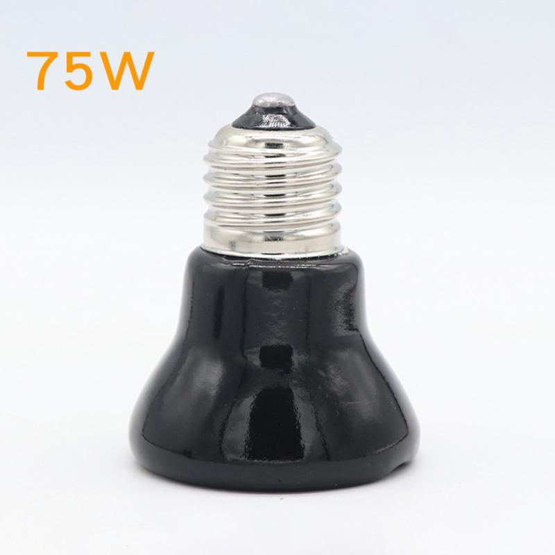 220v Mini Reptile Heat Lamp Bulb 9000-15000 Hours Long Life Pet Infrared Ceramic Heat Emitter For