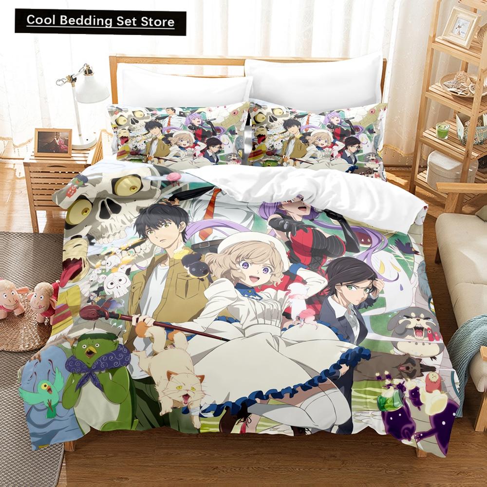 3D Anime In/Spectre Fictitious reasoning Bedding Sets Duvet Cover Set With Pillowcase Twin Full Queen King Bedclothes Bed Linen