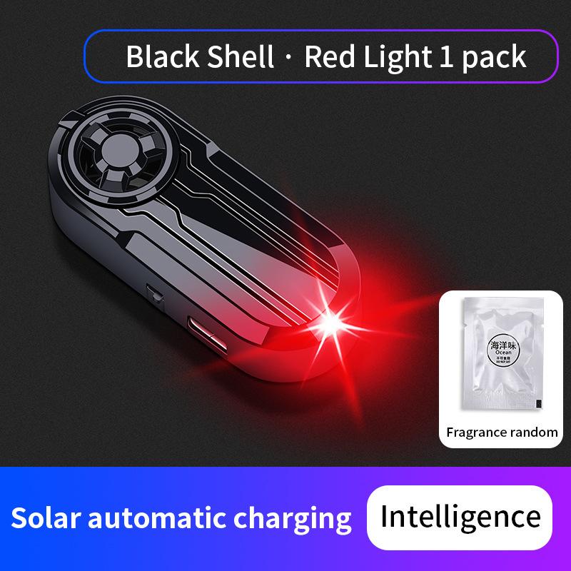 

LED Solar Car Fake Security Light Simulated Dummy Alarm Wireless Warning Anti Theft Flashing Caution Lamp Strobe Signal Light