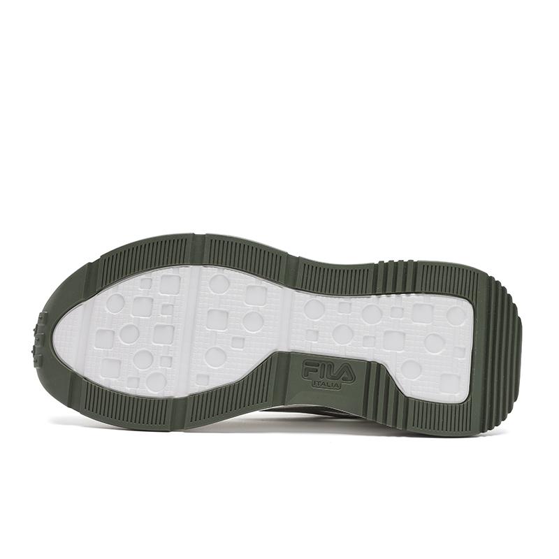 FILA PIONIERE Pioneer Abrasion Resistant, Breathable, Lightweight Low top Training Shoes Men's White Green F12M521108FBI