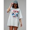 Gothic Street Retro Style T-shirt Women Men Cotton Loose Oversized Y2k Short Sleeve Streetwear Male Female Clothing
