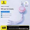 Baseus 3-in-1 Retractable Fast Charging Cable