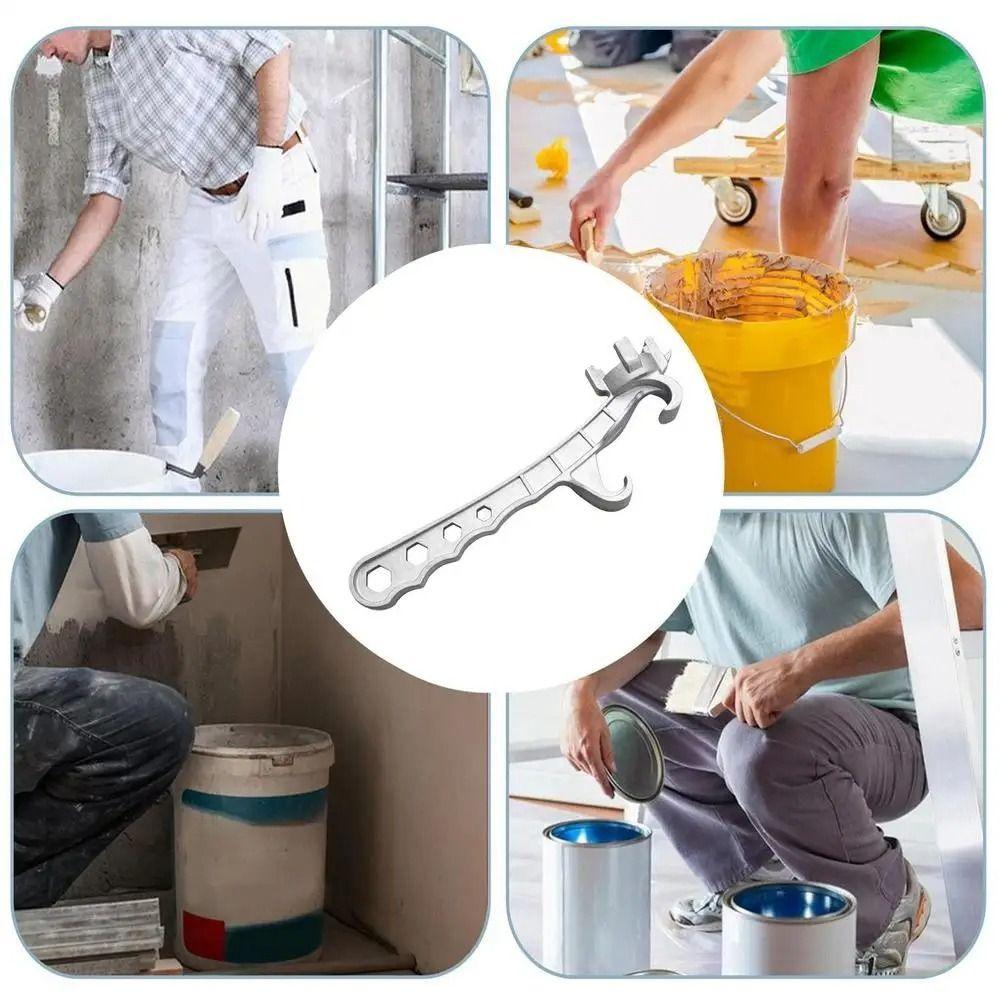 2 PCS Bucket Opener Metal Can Opener Aluminum Zinc Zinc Alloy Lid Tool Lid Can Opener  Industrial Use