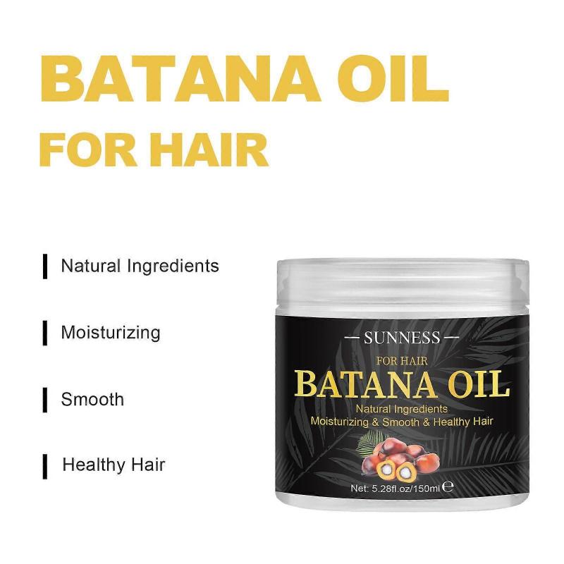 Raw Batana Oil for Hair Growth, 100% Pure Organic Batana Oil from Honduras, Stimulate Hair Growth, Prevent Hair Loss, Eliminates Split Ends for Men & 