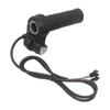Universal Voltage E-Bike Scooter Twist Throttle Grip with Lock Key Waterproof Speed Regulating Handle Electric Motorcycle Parts