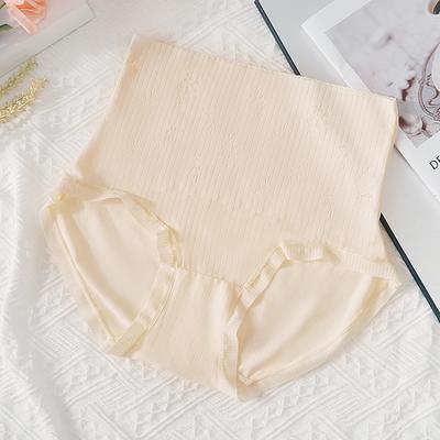 Intimo senza cuciture da donna Vita alta Addome leggero Anti batteri Pantaloncini senza cuciture leggeri e traspiranti Slip sexy