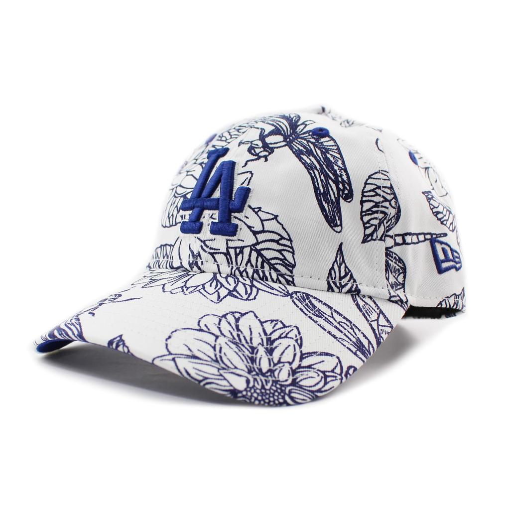 New Era 9TWENTY Strapback Los Angeles Dodgers MLB Floral Core Classic Strapback Los Angeles Dodgers Women's Cap, Cap, White, [Used]