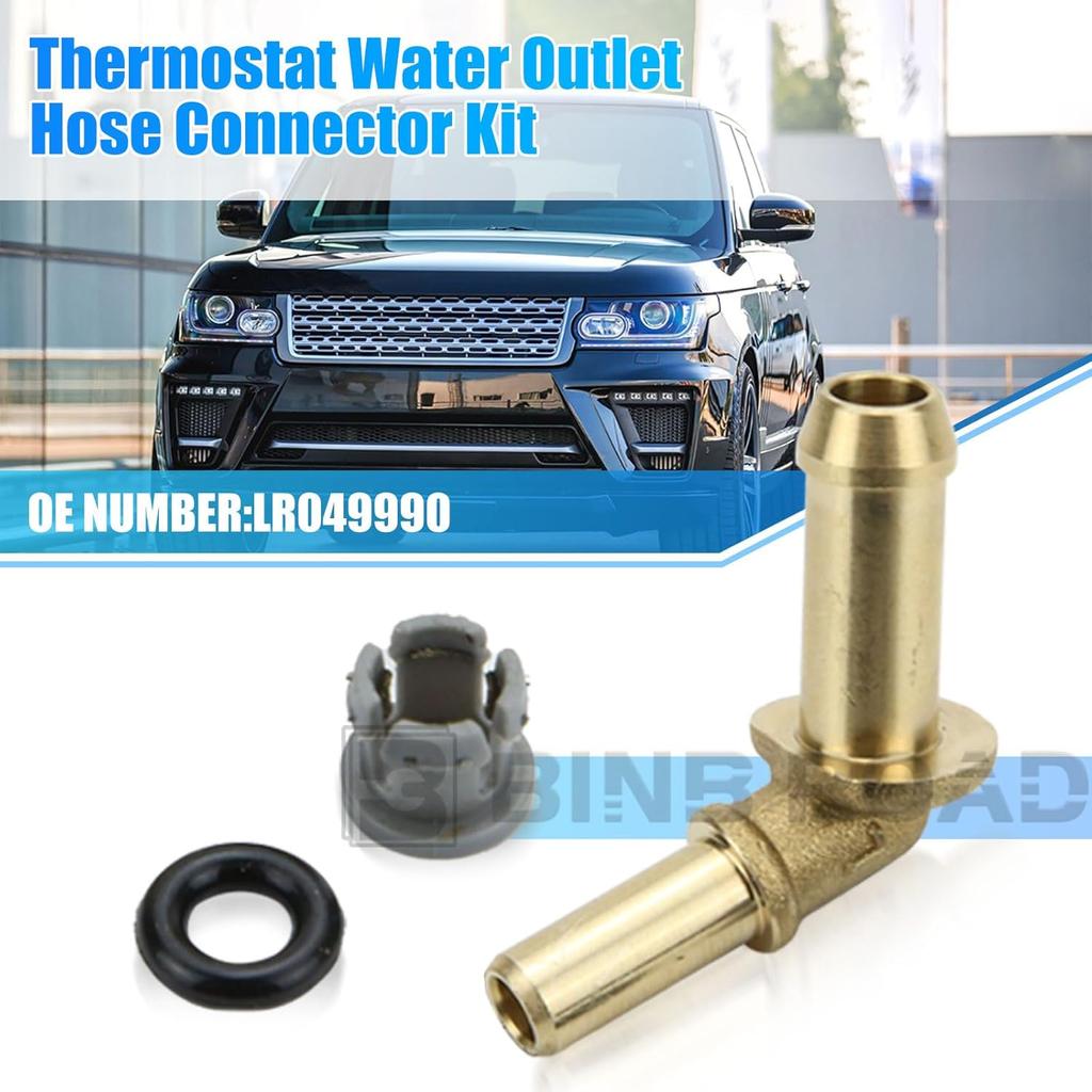 LR049990 Thermostat Water Outlet Hose Connector Kit Compatible with Range Rover Sport 2017 Discovery 4