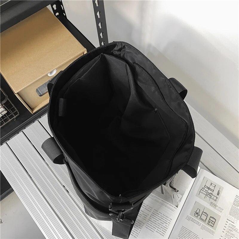 Waterproof Women Travel Handbag Large Capacity Ladies Messenger Bag Solid Color Female Crossbody Nylon Shoulder Bag Women