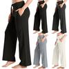 Gerade Hosen für Damen: Schlankmachend, Fließend, Nude,Ton, Locker, Passform Weit, Bein Hosen