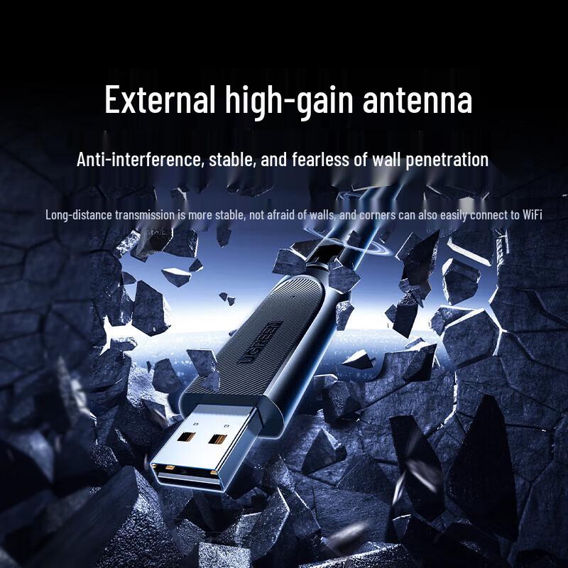 Ugreen AX900 USB Dual-Band WiFi & Bluetooth 5.4 Adapter (CN Version)