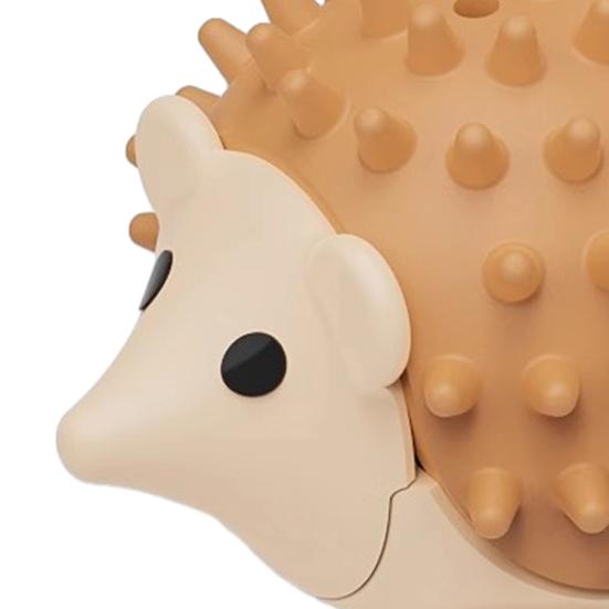 Hedgehog Face Scratcher Cat Toy with Catnip Ball Anxiety Relief Indoor Cats Catnip Stick-on Wall Toy Interactive Teething Boredom Entertainment Toy