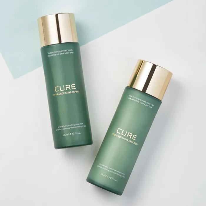 [Kim Jungmoon Aloe] Hydra Soothing Toner 130ml + Emulsion 130ml