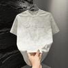 High-End Amerikanisches Kurzarm-T-Shirt Herren Damen Pärchen T-Shirt Locker Lässiges Oberteil Und Kleidung Herren