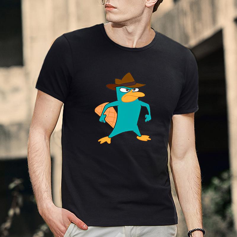 Phineas En Ferb 2026 Katoenen T-shirt Streetwear Korte Mouw T-shirts Mannen Vrouwen T-shirt Kleding Tops