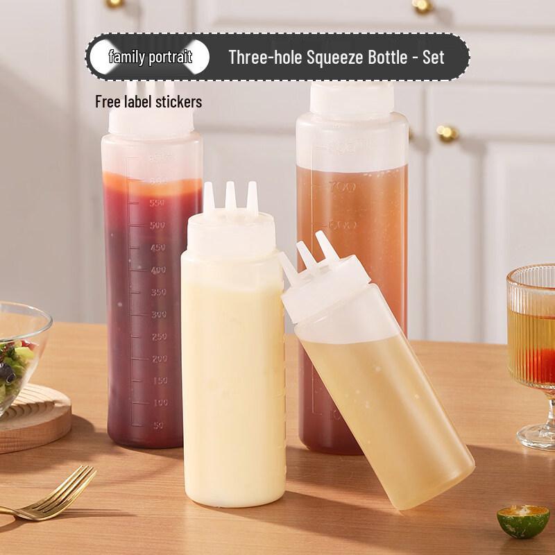 ZISIZ Plastic Squeeze Sauce Bottle