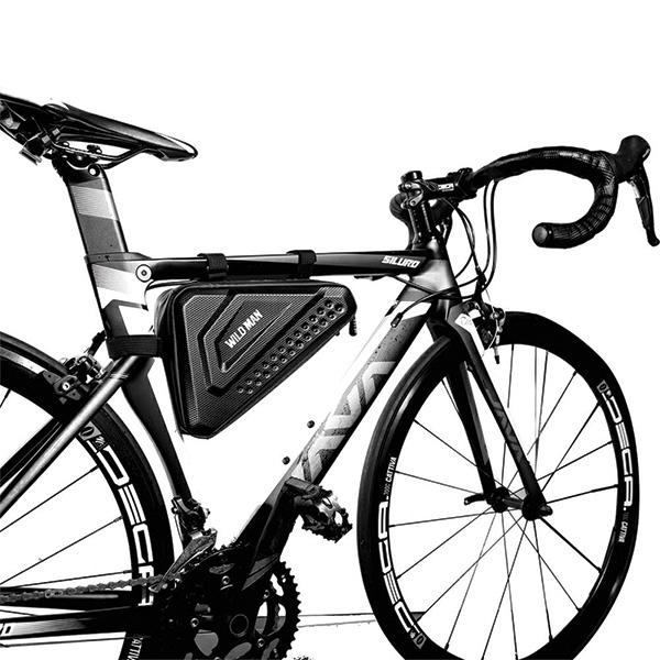 Wildman Etui/Sakwa Na Ramę Roweru Es19   1L Uchwyt Rowerowy Czarna/Black