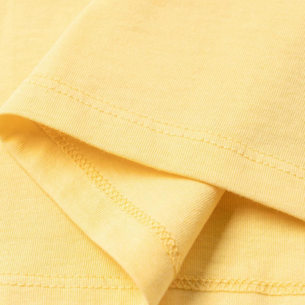 Polo Ralph Lauren Kids Solid Color Round Neck Casual Short Sleeve T-Shirt Kids Tops Yellow CWPOTSHG8020270-700