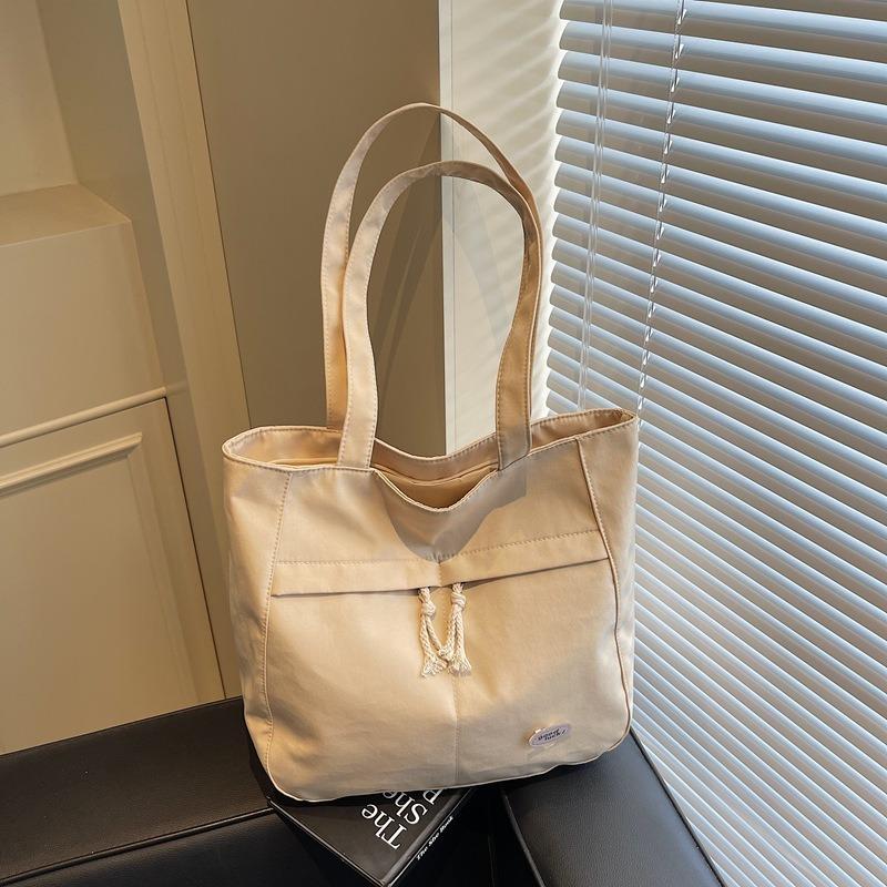 Casual big bag women's new fashionable versatile shoulder bag large-capacity student class commuter bag