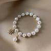 Classic Fashion Butterfly Pearl Pendant Bracelet For Women Exquisite  Lucky Cuff Bracelet Anniversary Gift Luxury Jewelry New