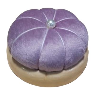 Stuffed Pin Cushion Pumpkin Shaped Sewing Needle Pad Flannel Pincushion with Wooden