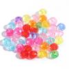 500G Faceted Acrylic Beads Colorful Transparent Wheel Loose Spacer Beads for Jewelry Making DIY Accessories