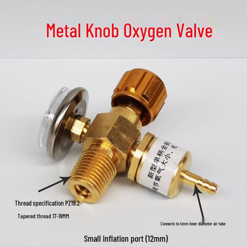 2L Portable Welding Torch Kit: Air Conditioning Accessories with Oxygen Meter, Valve, Bridge, 4L Oxygen Cylinder, and Inflation Tube.