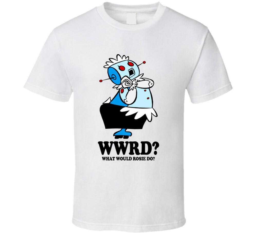 What Would Rosie Do Wwjd The Jetsons Cartoon Character Fan T Shirt Unisex T-Shirt XL