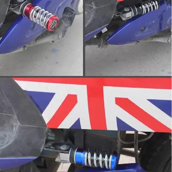 Motorcycle Electric Car With Spring Foot Rest Universal Fold Pedal Behind The Footrest Pedal Foot-Peg