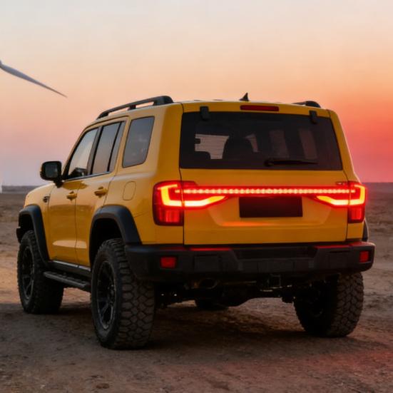 60-tums lastbilsbaklucka ljuslist pilformad blinkerslist väderbeständig LED-list signal broms back för lastbilar SUV:ar bilar