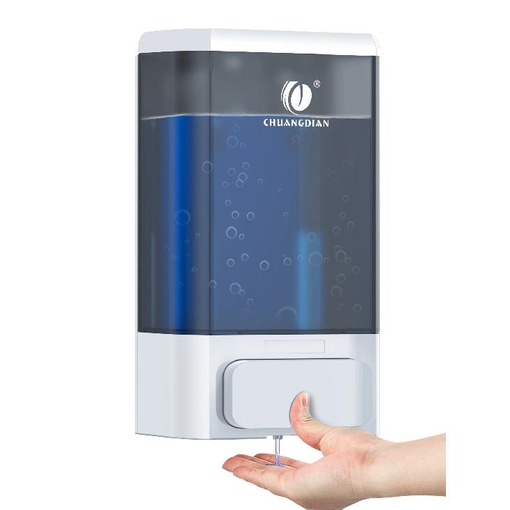 1000ML Shower Soap Dispenser Bathroom Wall Mounted Liquid Soap Dispenser for Shampoo Conditioner Lotion Dish Soap Bottle Clear белый